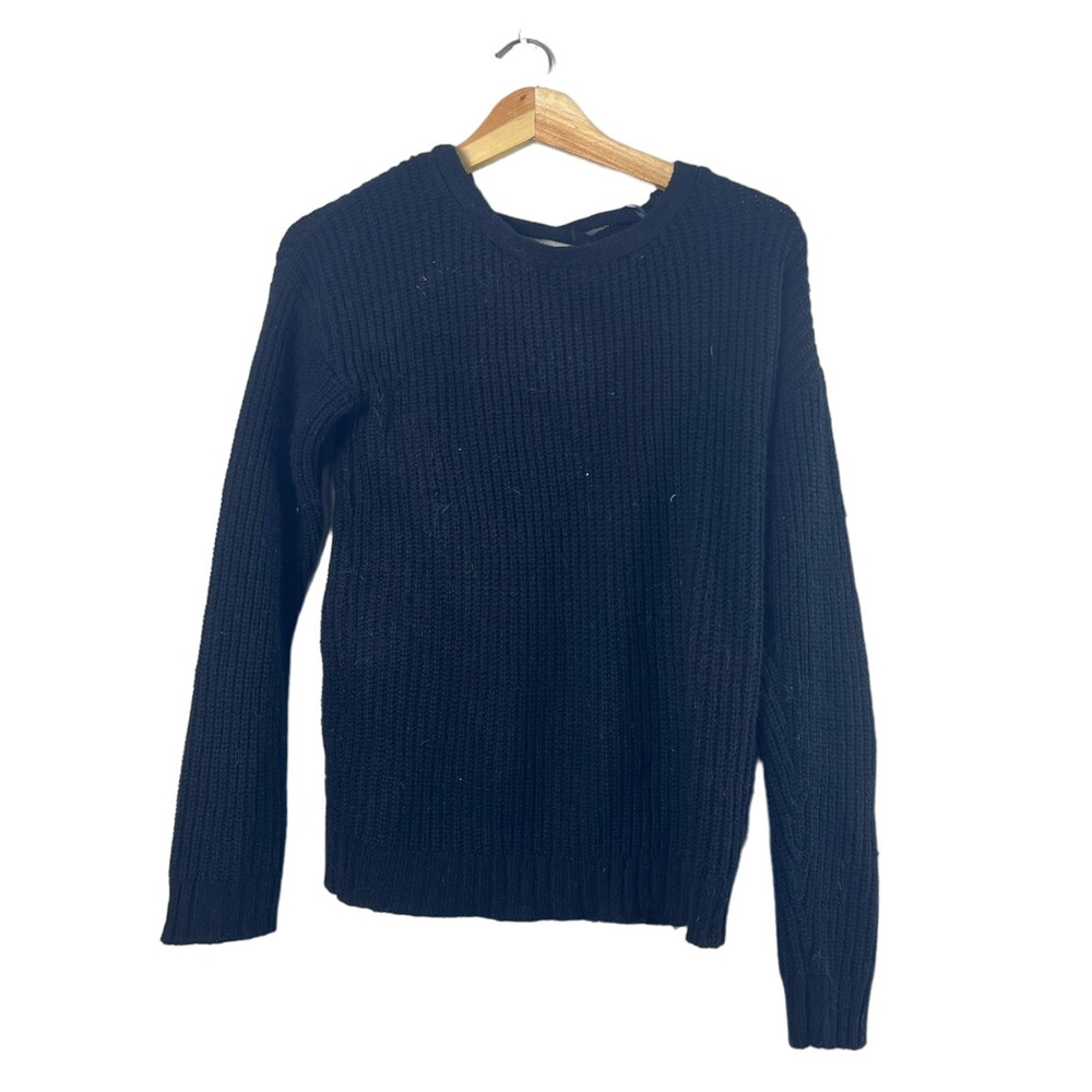 Black Women's Tie Back Madison Lily Sweater M